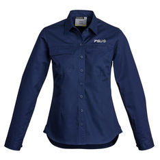 Womens Lightweight Tradie Long Sleeve Cotton Work Shirt