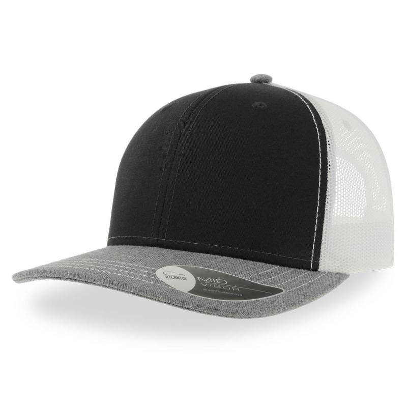 Black/Grey Melange/White