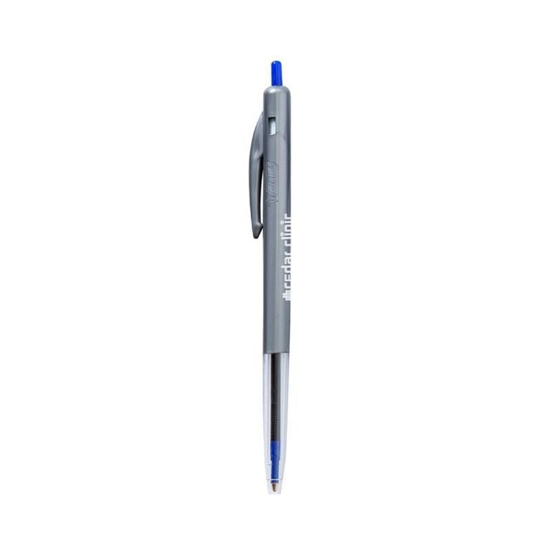 Metallic Silver with Black and Blue Ink