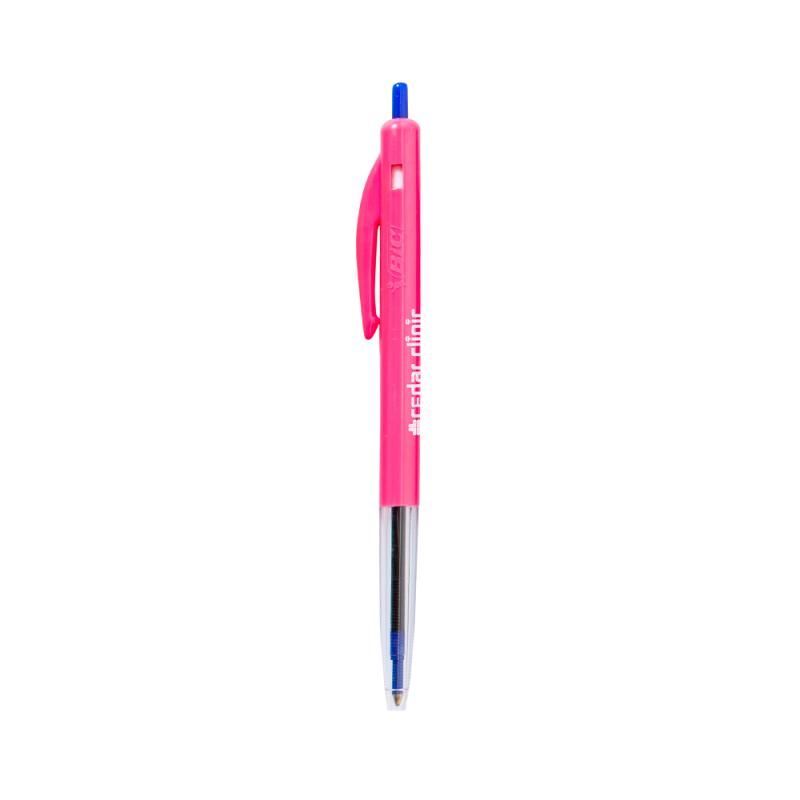 Fluoro Pink with Blue Ink