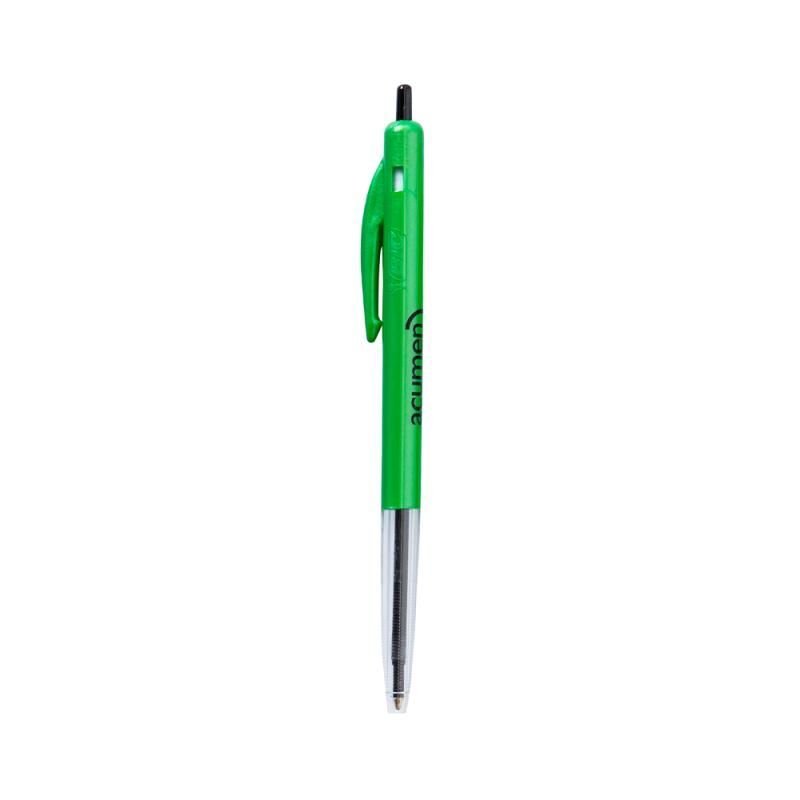 Metallic Green with Black and Blue Ink