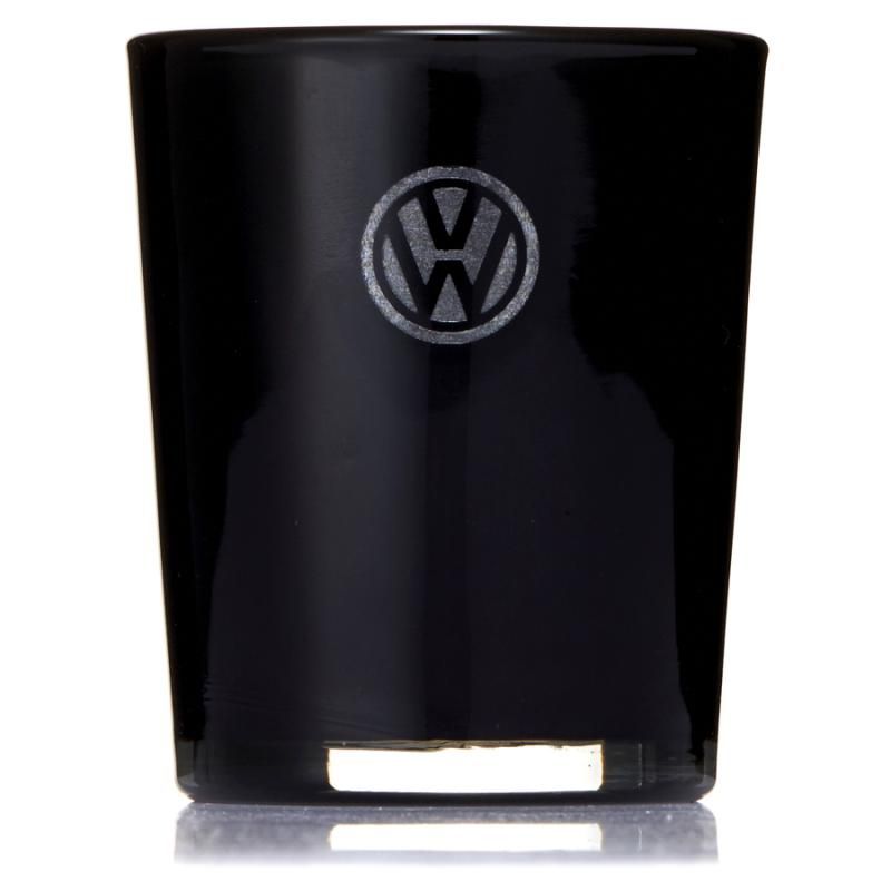 White in Black Glass