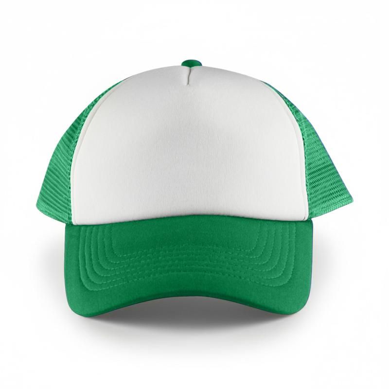 White/Kelly Green