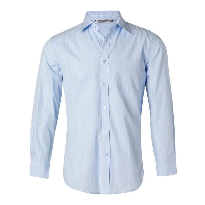 Blue Chambray / White