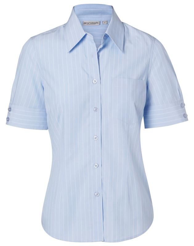 Blue Chambray / White