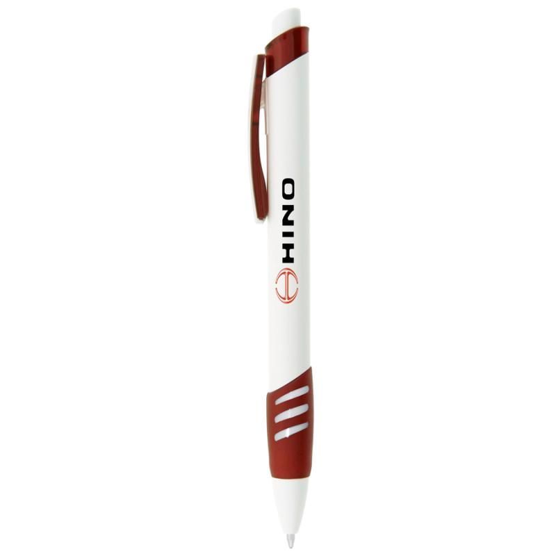 White with Red