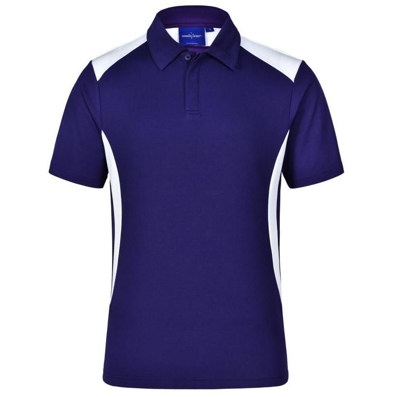 Purple / White