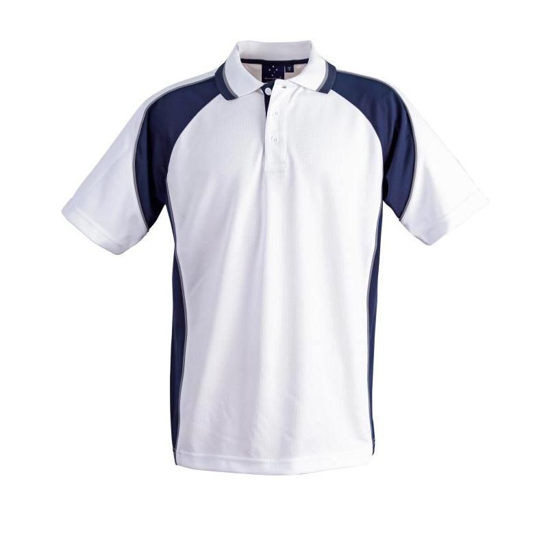 White / Navy