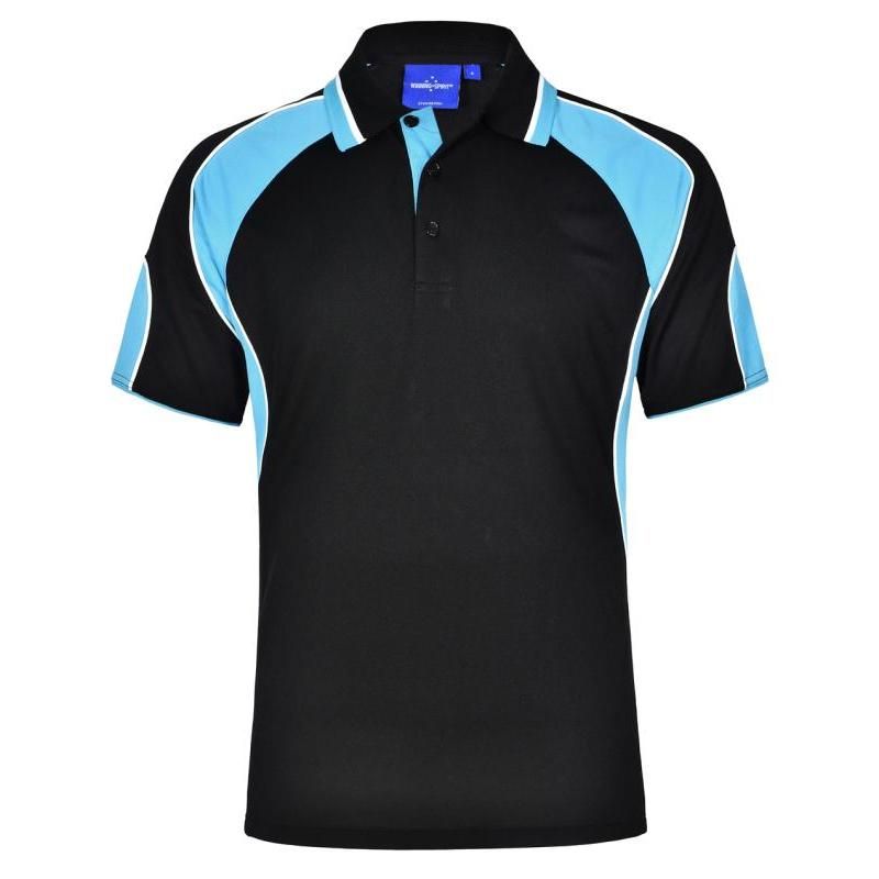 Black / Aqua Blue