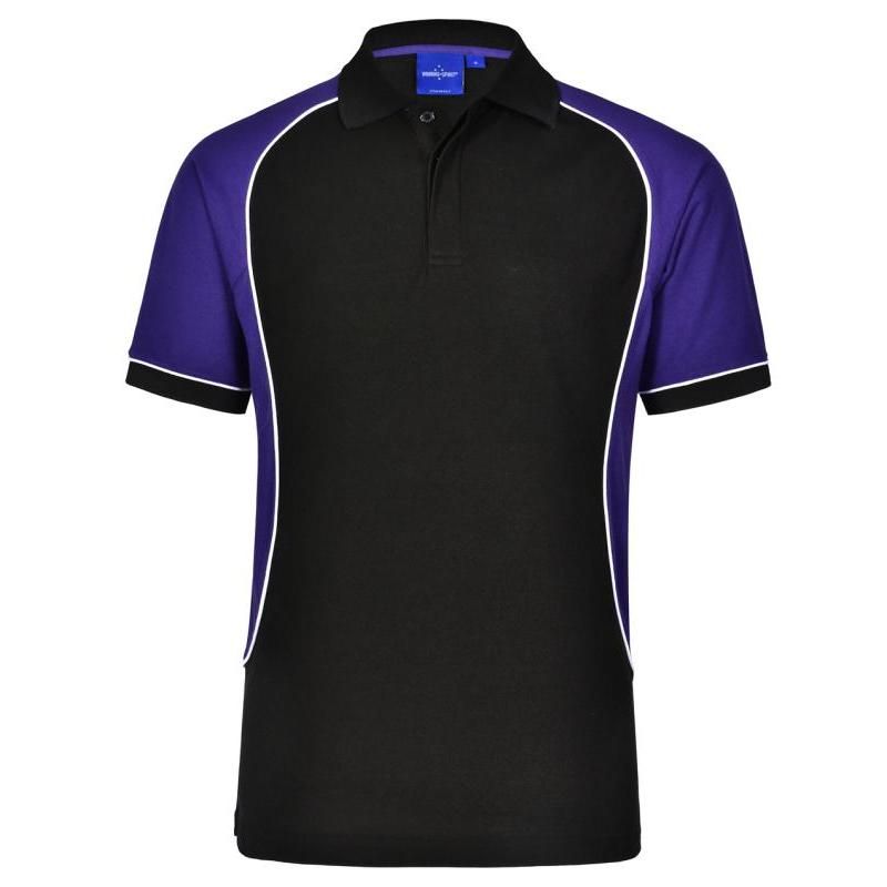 Black / White / Purple