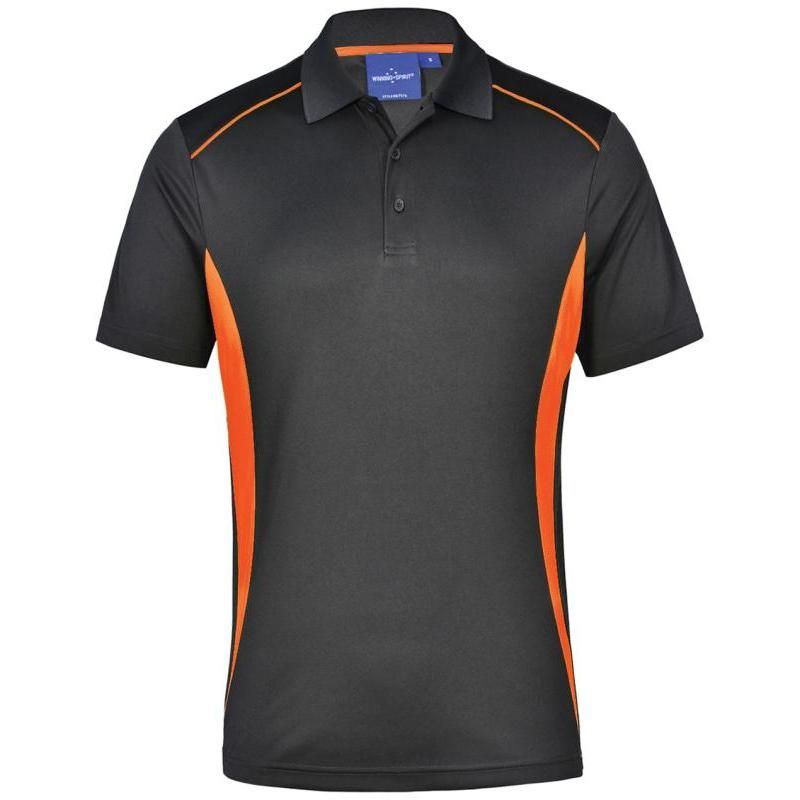 Charcoal / Fluoro Orange