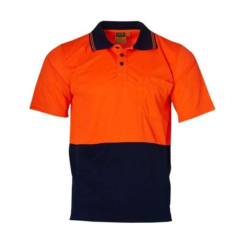 Fluoroorange / Navy