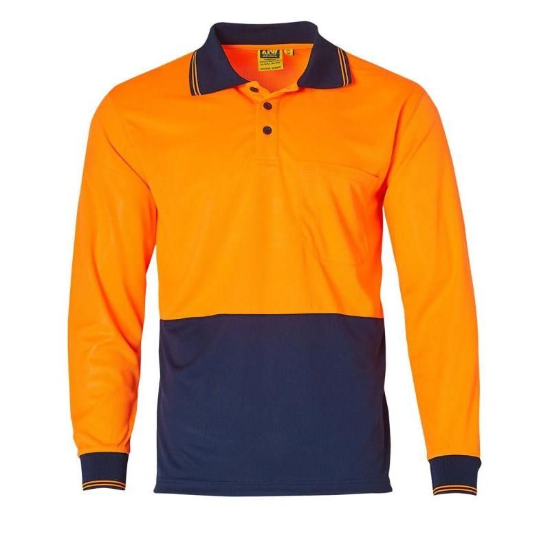 Fluoroorange / Navy