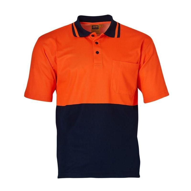 Fluoroorange / Navy