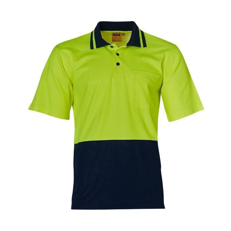 Fluoroyellow / Navy