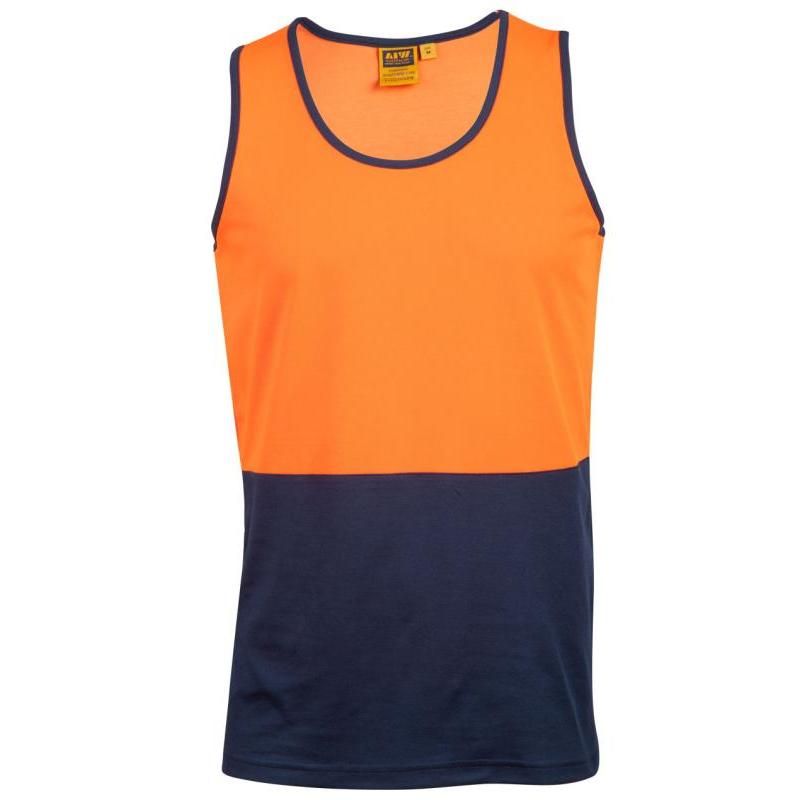 Fluoroorange / Navy