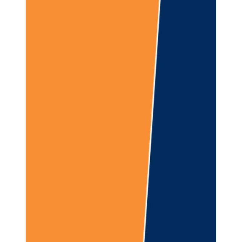 Orange / Navy
