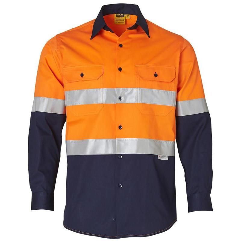 Fluoroorange / Navy