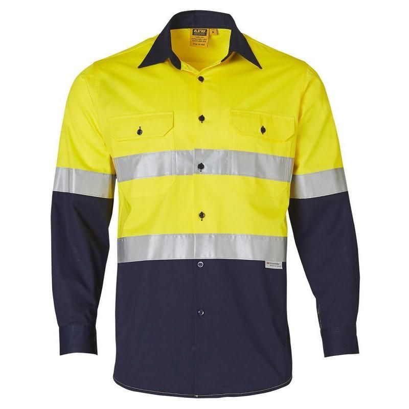 Fluoroyellow / Navy