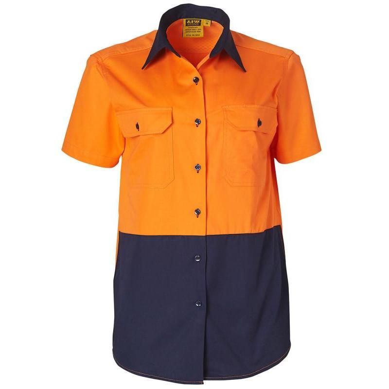 Fluoroorange / Navy