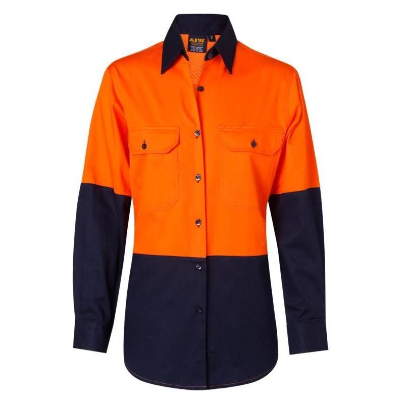 Fluoroorange / Navy