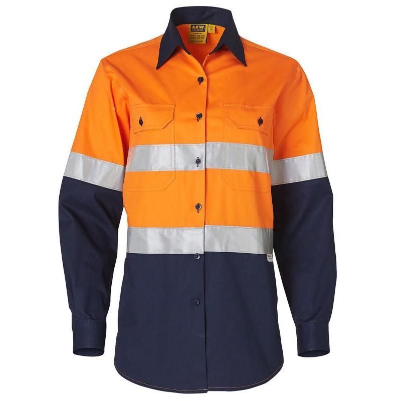 Fluoroorange / Navy