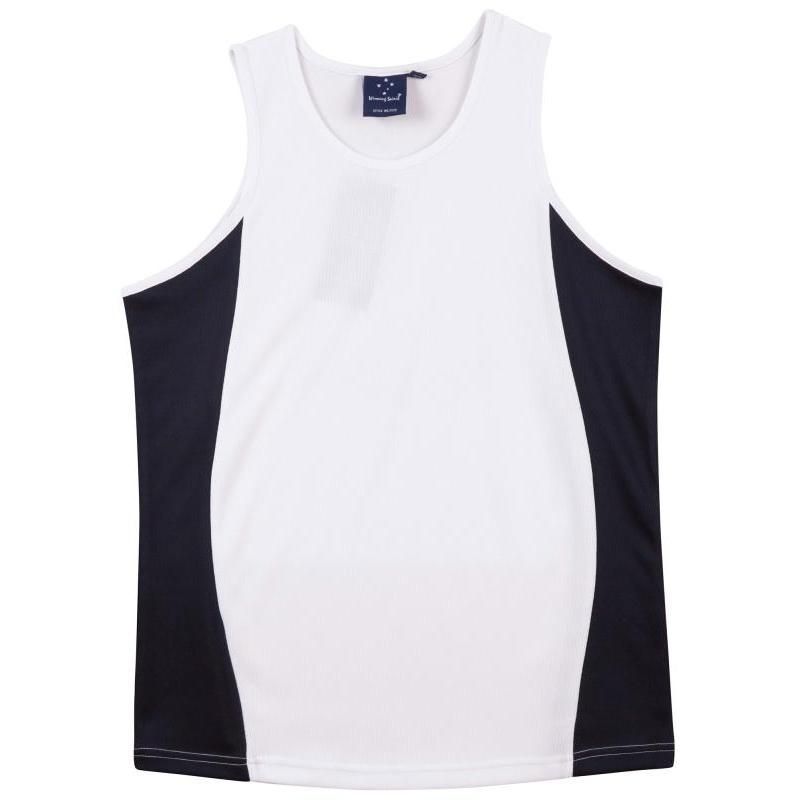 White / Navy
