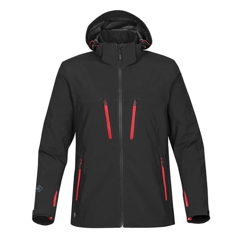 Black/Bright Red