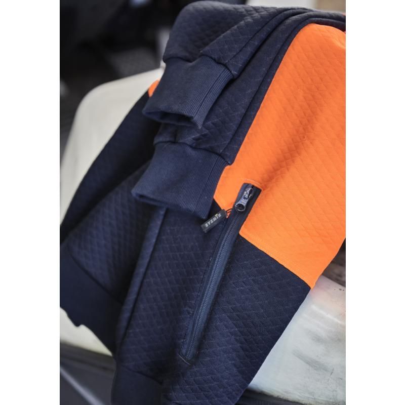 Orange/Navy