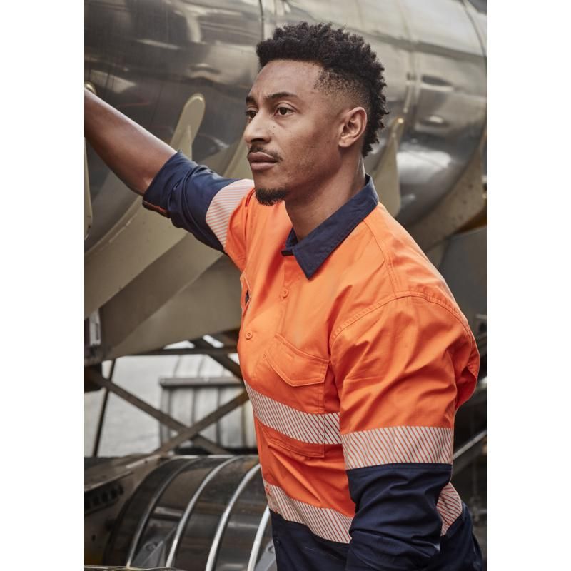 Orange/Navy