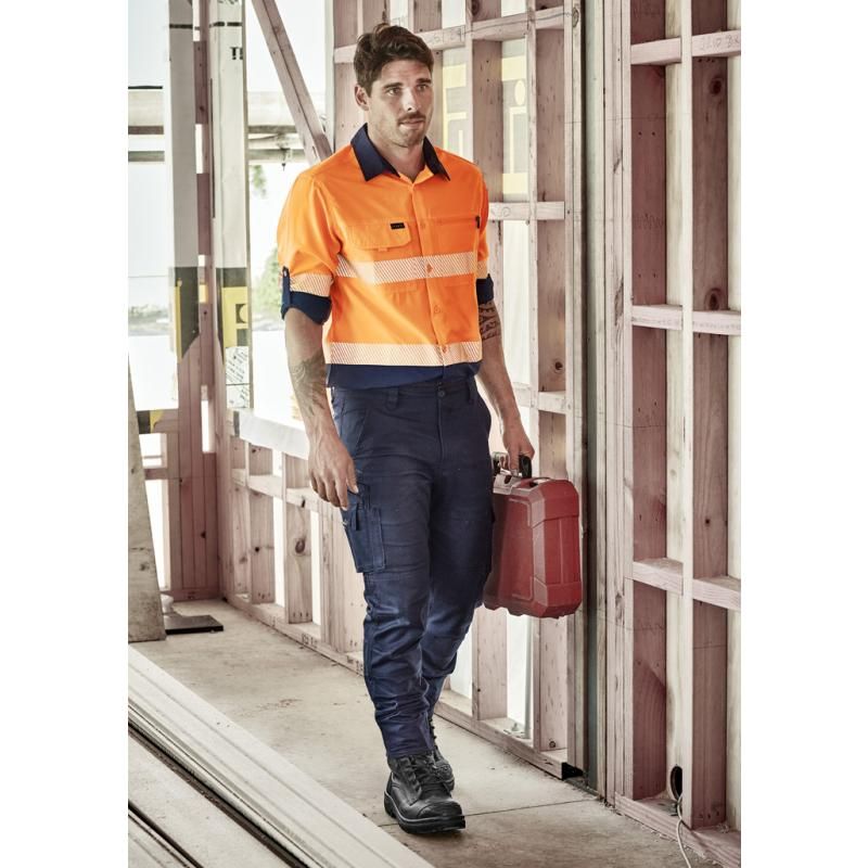 Orange/Navy