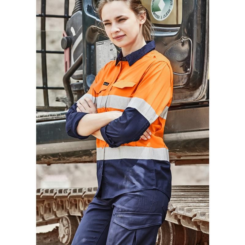 Orange/Navy