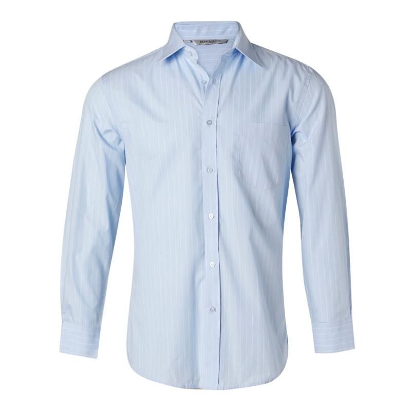 Blue Chambray / White