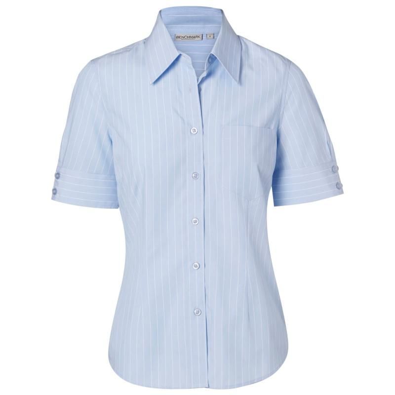 Blue Chambray / White
