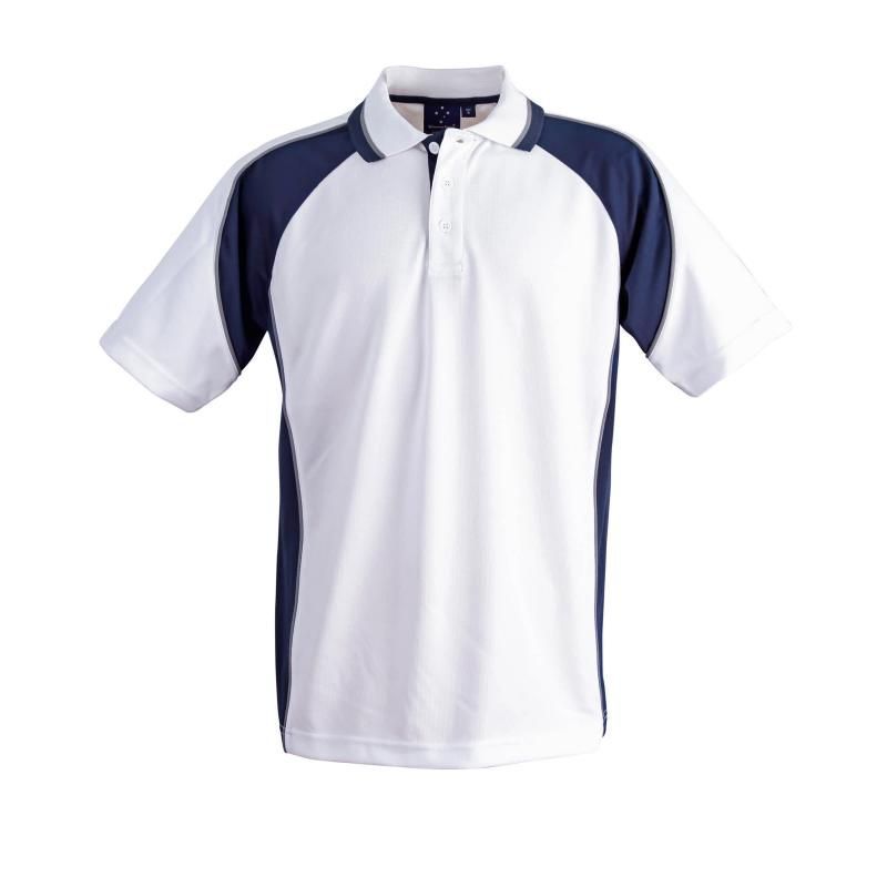 White / Navy