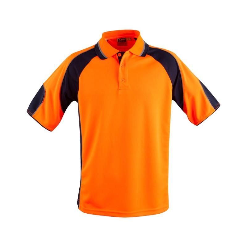 Fluoroorange / Navy