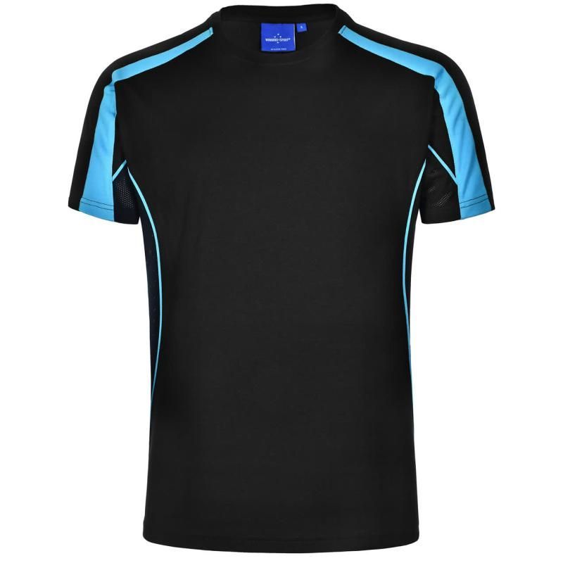 Black / Aqua Blue