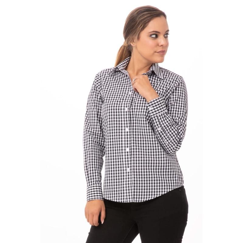 Gingham Black