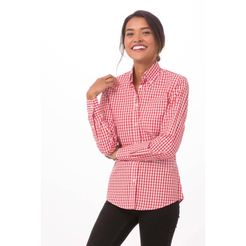 Gingham Red