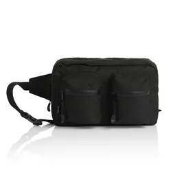 Recycled Double Compartment Waist Bag