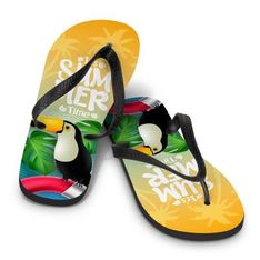 High Definition Full Colour Branded Flip Flops