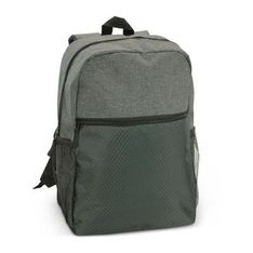 Velocity Heather Polyester Backpack with Padded Laptop Sleeve