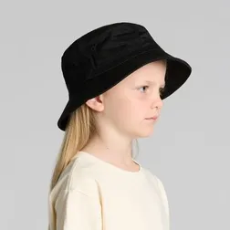 Kids Cotton Bucket Hat with Reinforced Brim