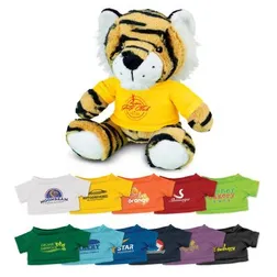 Soft Tiger Plush Toy with Recyclable RPET Filling