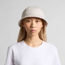 Ladies Cotton Bucket Hat with Reinforced Short Brim