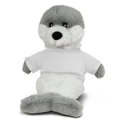 Eco Friendly Seal Plush Toy with Branded T-Shirt