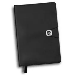 Pierre Cardin Biarritz PU Hardcover Notebook with Metal Buckle