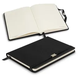 Pierre Cardin Nouvelle Hardcover A5 Notebook with Elastic Closure