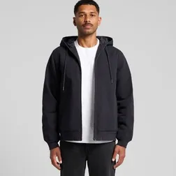 Canvas Bomber Hooded Jacket with YKK Zip