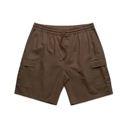 Mens Easy Fit Cotton Cargo Shorts with Six Pockets
